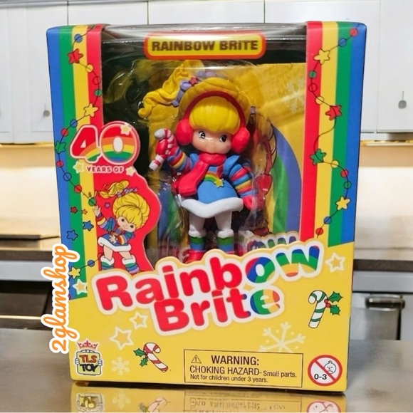 Rainbow Brite Holiday Edition Mini Figure 40TH Anniversary Complete Set - Picture 3 of 6